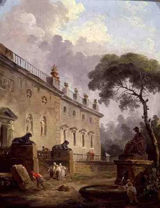 Terrasse der Villa Madama