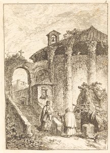 Der alte Tempel von Hubert Robert