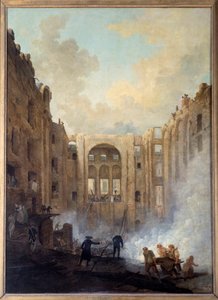 Der Brand der Oper im Palais Royal (Paris)