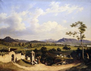 Blick auf Salzburg, 1847