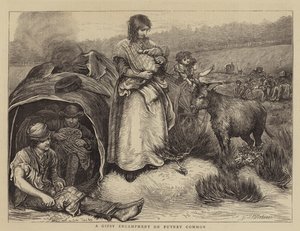 Ein Zigeunerlager auf Putney Common
