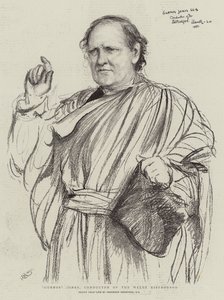 Gurnos Jones, Dirigent des walisischen Eisteddfod von Hubert von Herkomer