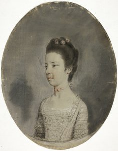 Porträtbüste einer Dame von Hugh Douglas Hamilton