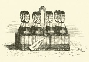 Champagner und Frauen von Hugh Rowley