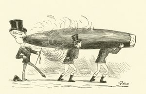 Zigarrenrauchen (Stich) von Hugh Rowley