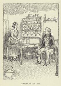 Illustration für Amos Barton von George Eliot von Hugh Thomson