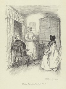 Illustration für Amos Barton von George Eliot von Hugh Thomson