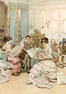 Illustration für J. M. Barries Der bewundernswerte Crichton