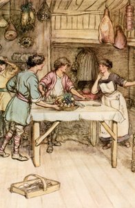 Illustration zu J. M. Barries Der bewundernswerte Crichton von Hugh Thomson
