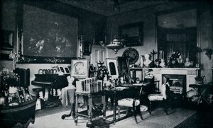 Das private Wohnzimmer der Königin in Osborne von Hughes and Mullins