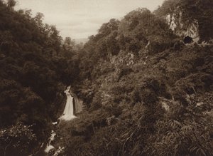 Mexiko: Atoyac, Wasserfall von Hugo Brehme