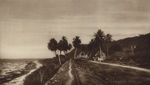 Mexiko: Campeche, Straße durch Lerma von Hugo Brehme