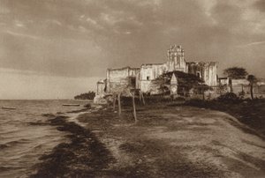 Mexiko: Campeche, Ruine des Klosters San Francisco von Hugo Brehme