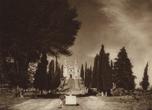 Mexiko: Cholula, Kirche von Guadalupe von Hugo Brehme