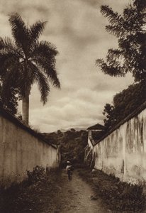 Mexiko: Cuernavaca, Straße zur Ortschaft San Antonio von Hugo Brehme
