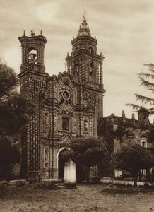 Mexiko: Kirche San Francisco, Vorderansicht