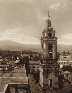 Mexiko: Kirche von Xochimilco von Hugo Brehme