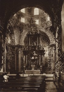 Mexiko: Puebla, Kapelle der Kirche San Domingo von Hugo Brehme
