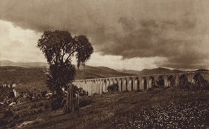 Mexiko: Alte spanische Wasserleitung von Los Remedios von Hugo Brehme