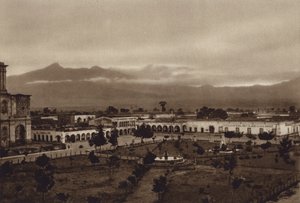 Mexiko: Zapotlan con el Colima von Hugo Brehme