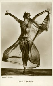 Lisa Kresse / Fotopostkarte von Hugo Erfurth