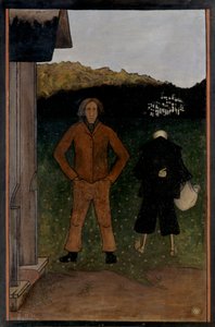 Der Tod und der Bauer von Hugo Simberg