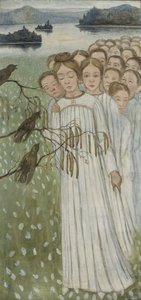 Volkslied Kansanlaulu, 1894 von Hugo Simberg