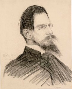 Porträt von Otto Donner von Hugo Simberg