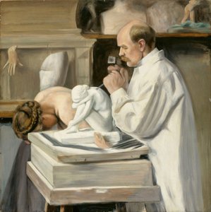 Porträt von Viktor Malmberg von Hugo Simberg