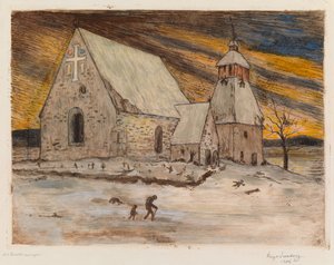 Der Schwarze Tod von Hugo Simberg