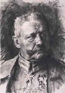 Der neue Marschall Vorwärts, Illustration aus Hindenburg veröffentlicht von Daterlandischer Derlag C U Weller Berlin, 1922 von Hugo Vogel