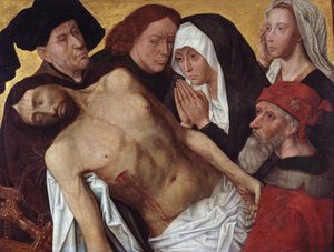 Die Beweinung Christi, ca. 1500-25 von Hugo van der Goes