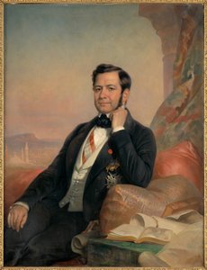 Porträt von Ferdinand de Lesseps von Hugues Foureau
