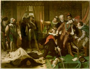 Ermordung von Heinrich III. durch Jacques Clément, einen dominikanischen Religionsanhänger der Katholischen Liga, am 1. August