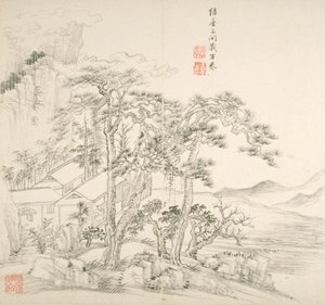 Album nach alten Meistern und Gedichten (Album, 10 Blätter) von Hui Wang