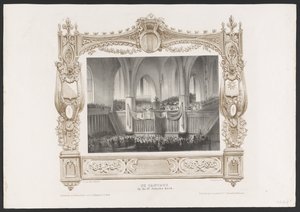Umzug mit einer Druckerei, 1836 von Huib van Hove Bz