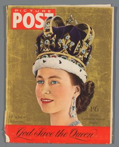Exemplar der Sonderausgabe der Picture Post zur Krönung von Königin Elizabeth II., 13. Juni 1953 von Hulton Press Ltd.