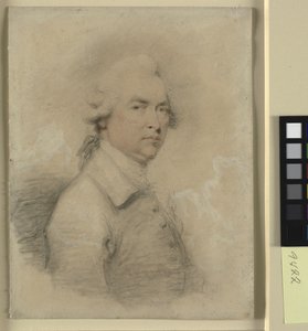 Kopf- und Schulterporträt eines Mannes nach rechts gedreht von Humphry