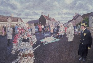 Boxing Day Mummers, Marshfield, 1998 von Huw S. Parsons
