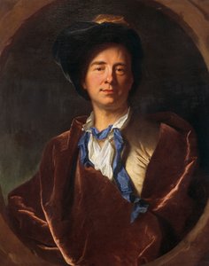 Porträt von Bernard Le Bovier de Fontenelle von Hyacinthe Francois Rigaud