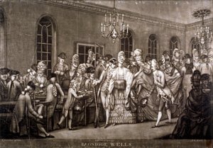 Ansicht eines überfüllten Raums in Bagnigge Wells, London, 1772 von IR Smith