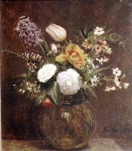 Blumen von Ignace Henri Jean Fantin Latour