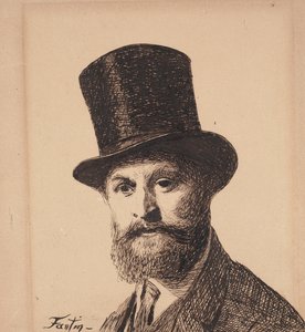 Porträt von Manet, 1867