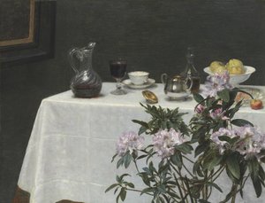 Stillleben: Ecke eines Tisches, 1873
