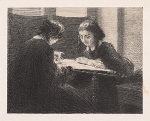 Die Stickerinnen von Ignace Henri Jean Fantin Latour