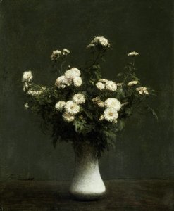 Vase mit Chrysanthemen, 1871 von Ignace Henri Jean Fantin Latour