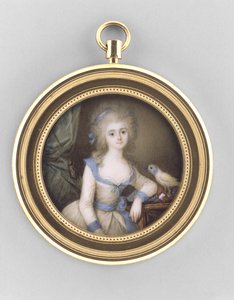 Porträt einer Frau, ca. 1785 von Ignace Jean Victor Campana