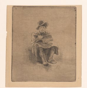Lesender Mann