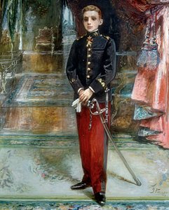Porträt von König Alfons XIII. von Spanien von Ignacio Pinazo Camarlech