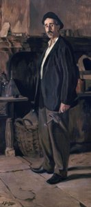 Don Plácido Zuloaga in seiner Werkstatt